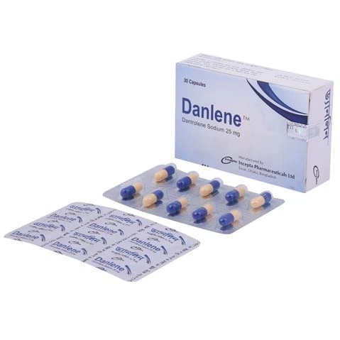 Pack Image: Danlene 25 mg Capsule (3 x 10)