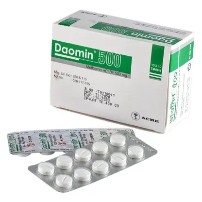Pack Image: Daomin 500 mg Tablet (10 x 10)