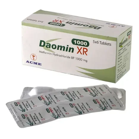 Pack Image: Daomin XR 1000 mg Tablet (5 x 6)