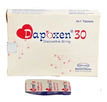 Pack Image: Dapoxen 30 mg Tablet (1 x 4)