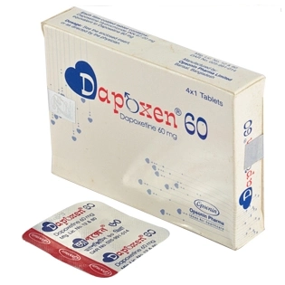 Pack Image: Dapoxen 60 mg Tablet (1 x 4)