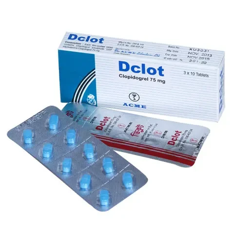 Pack Image: Dclot 75 mg Tablet (3 x 10)