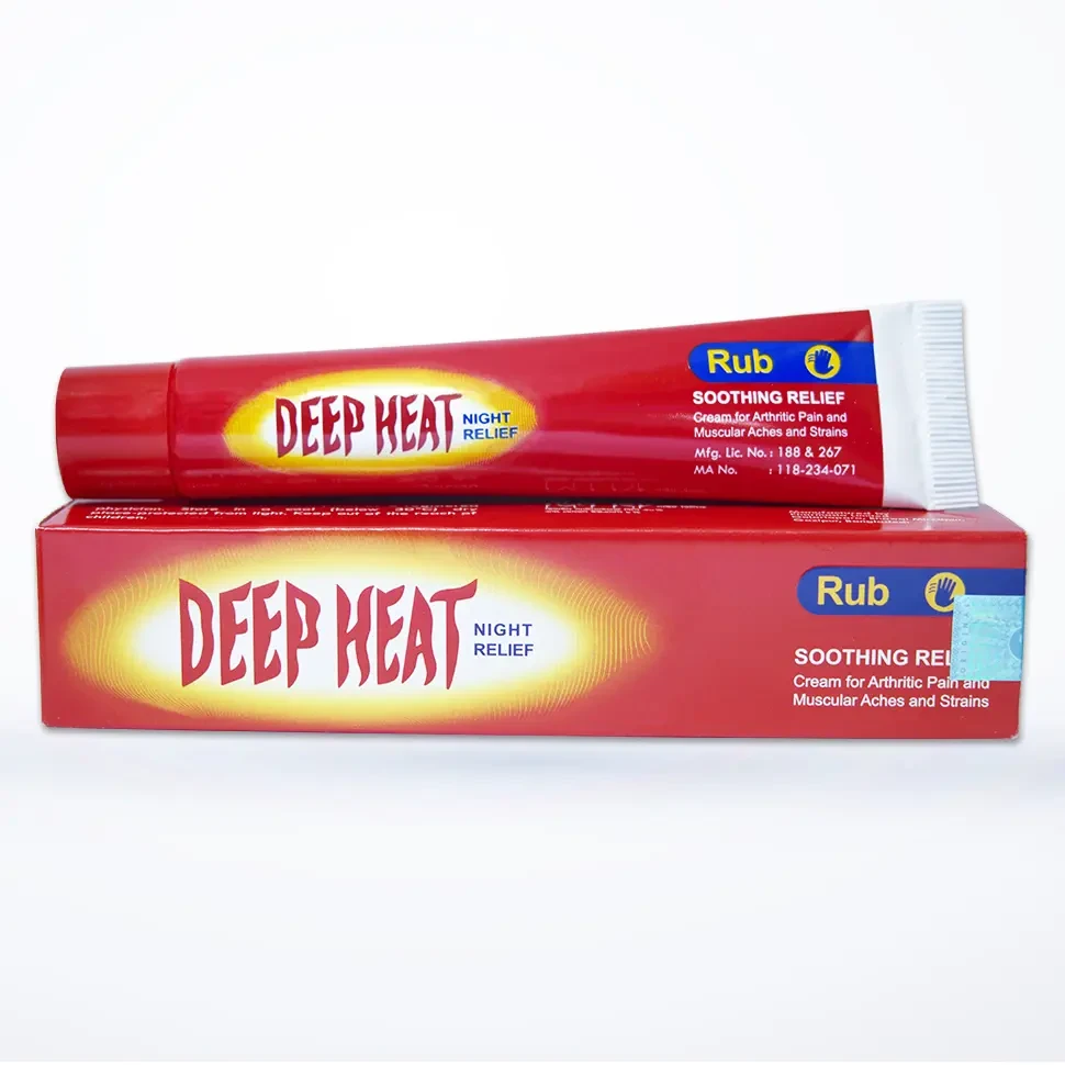 Pack Image: Deep Heat 30% 8% Cream (30 gm tube)