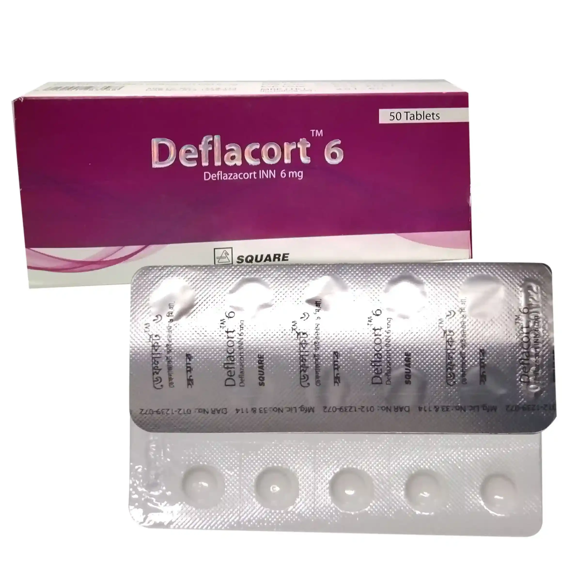 Pack Image: Deflacort 6 mg Tablet (6 x 10)