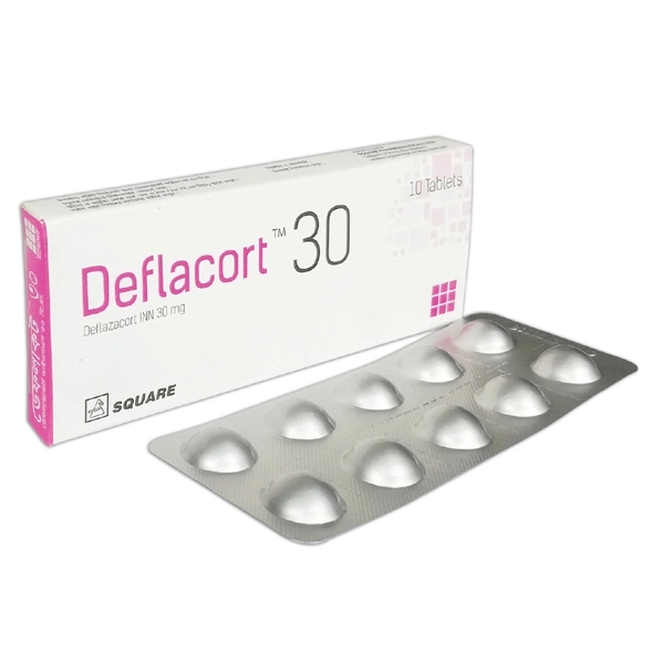 Pack Image: Deflacort 30 mg Tablet (1 x 10)
