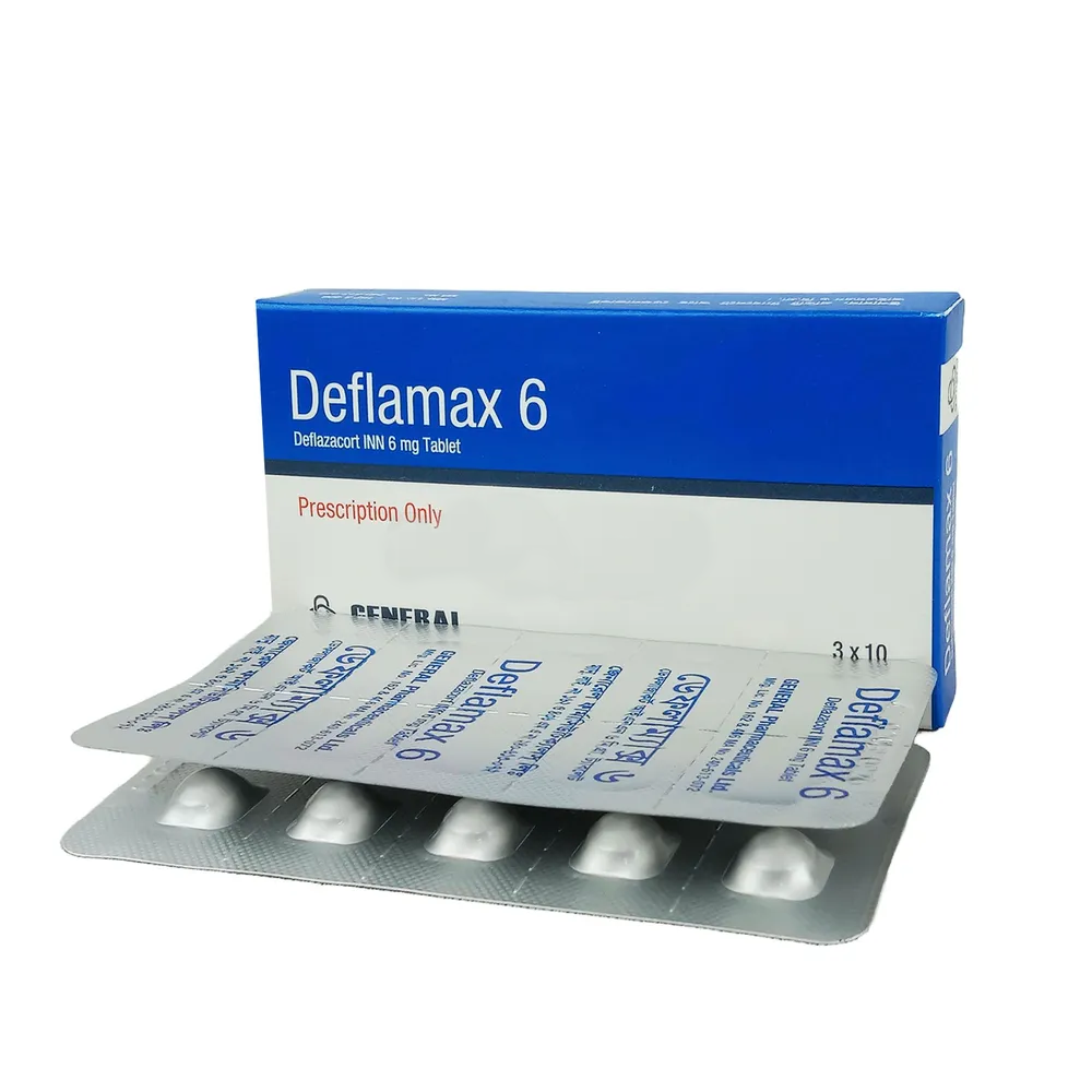 Pack Image: Deflamax 6 mg Tablet (3 x 10)