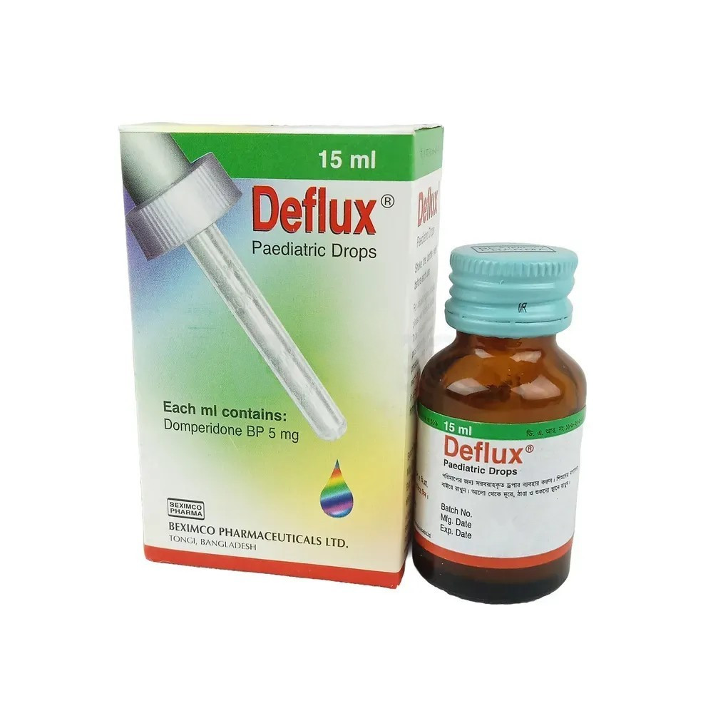 Pack Image: Deflux 5 mg Pediatric Drop (15 ml drop)