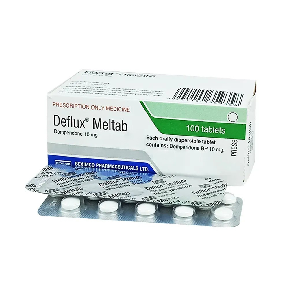 Pack Image: Deflux Meltab 10 mg Tablet (10 x 10)
