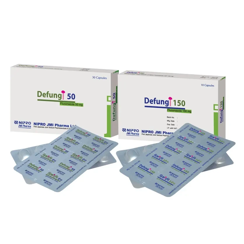 Pack Image: Defungi 50 mg Capsule (3 x 10)
