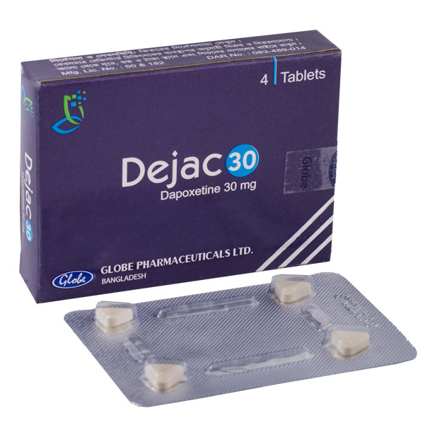 Pack Image: Dejac 30 mg Tablet (1 x 4)
