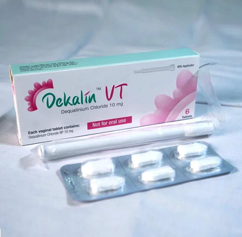 Pack Image: Dekalin VT 10 mg Vaginal Tablet (1 x 6)