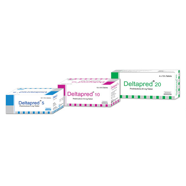 Pack Image: Deltapred 5 mg Tablet (50 x 10)