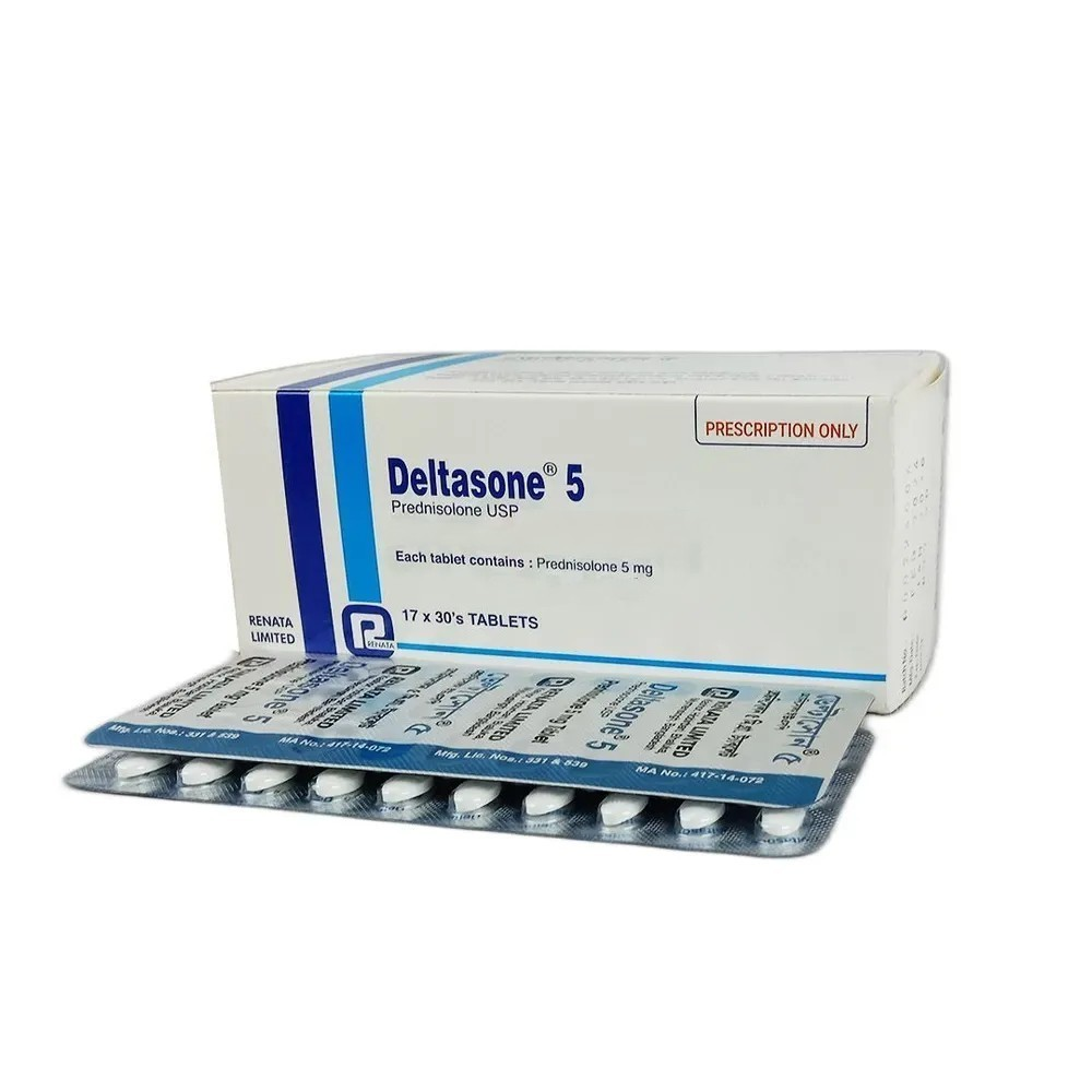 Pack Image: Deltasone 5 mg Tablet (17 x 30)