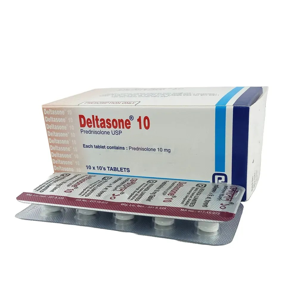 Pack Image: Deltasone 10 mg Tablet (10 x 10)