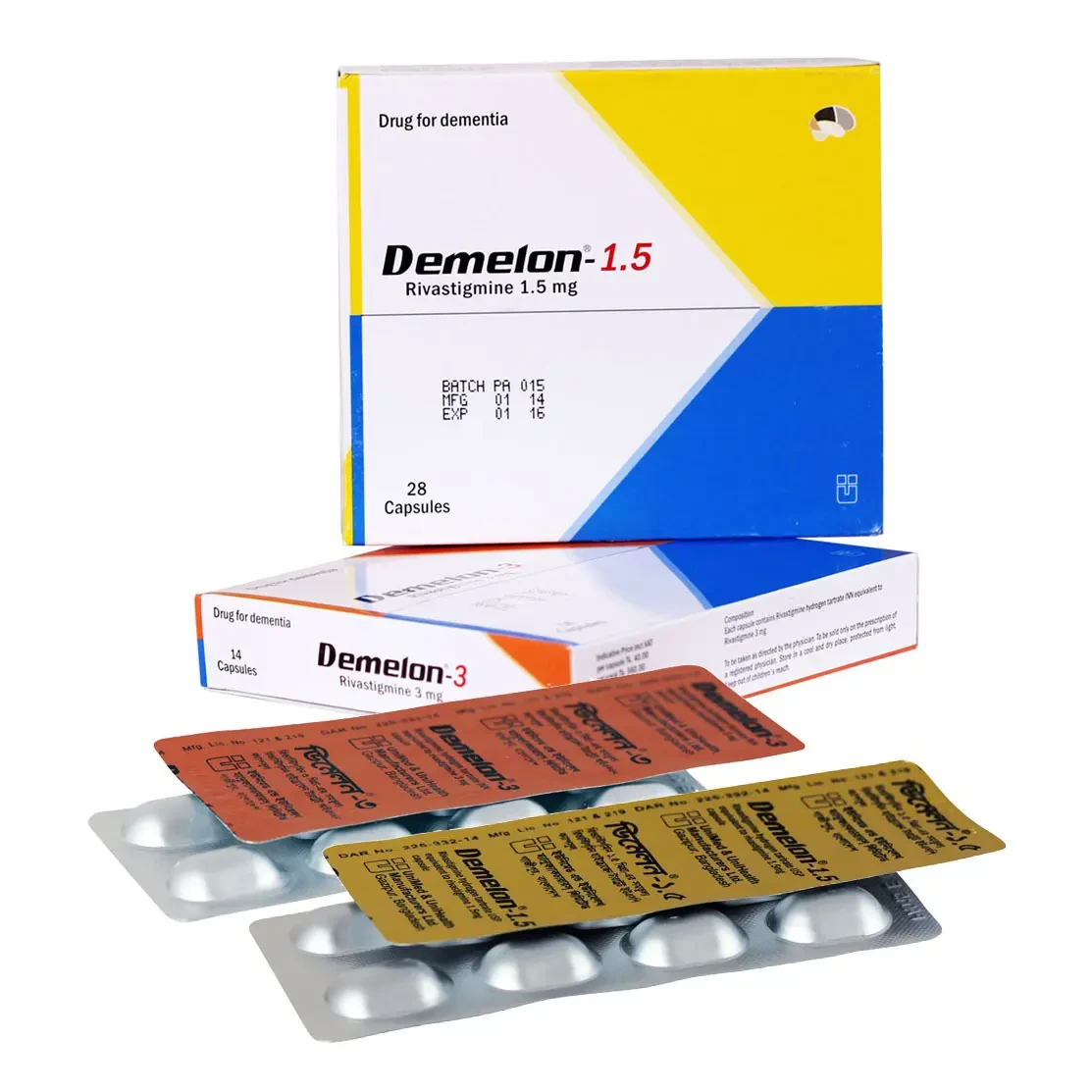 Pack Image: Demelon 1.5 mg Capsule (4 x 7)