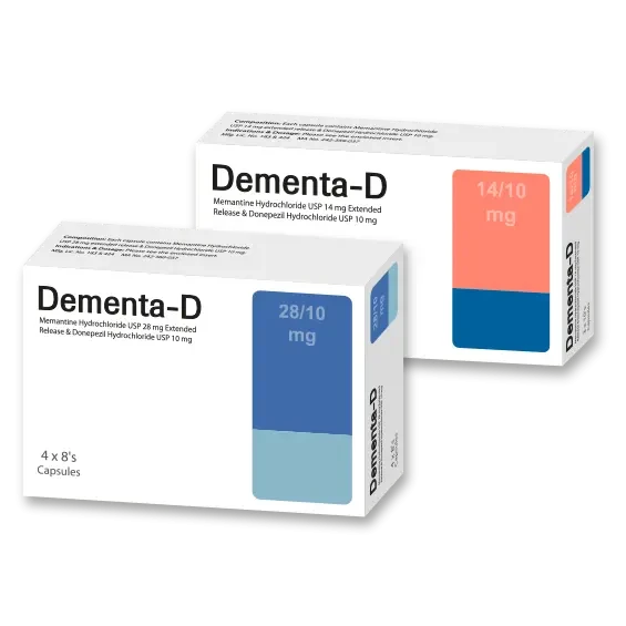 Pack Image: Dementa-D 14 mg Capsule (3 x 10)