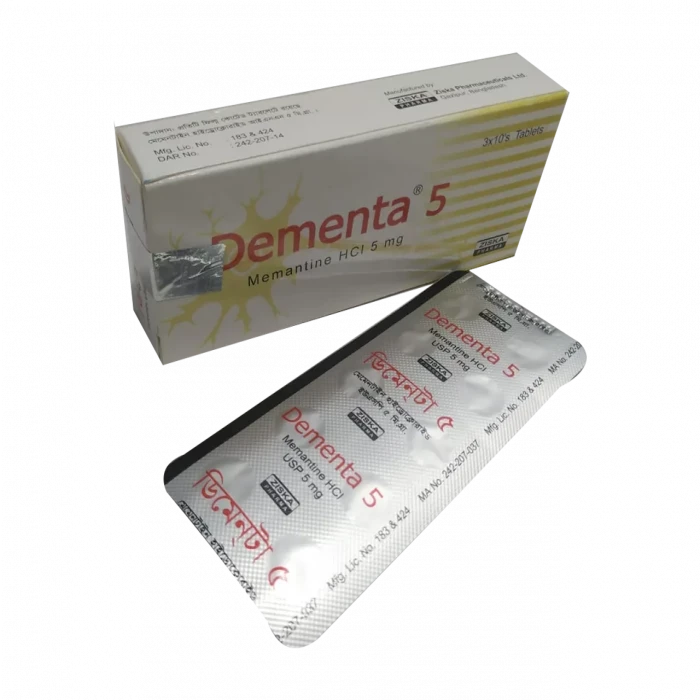 Pack Image: Dementa 5 mg Tablet (3 x 10)