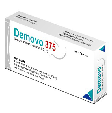 Pack Image: Demovo 375 mg Tablet (3 x 8)