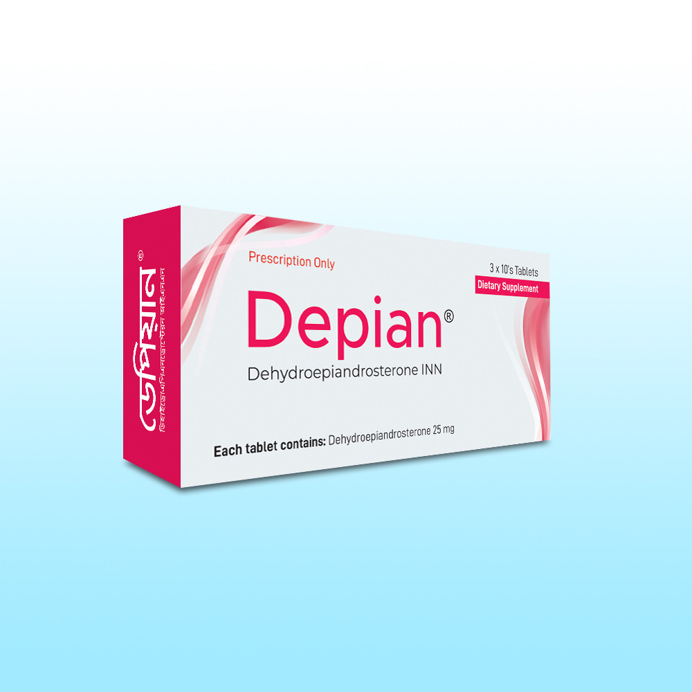 Pack Image: Depian 25 mg Tablet (3 x 10)