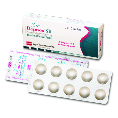 Pack Image: Depnox SR 150 mg Tablet (30's pack)