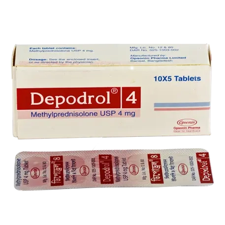 Pack Image: Depodrol 4 mg Tablet (4 x 14)