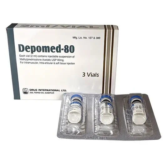 Pack Image: Depomed 80 mg Injection (80 mg vial)