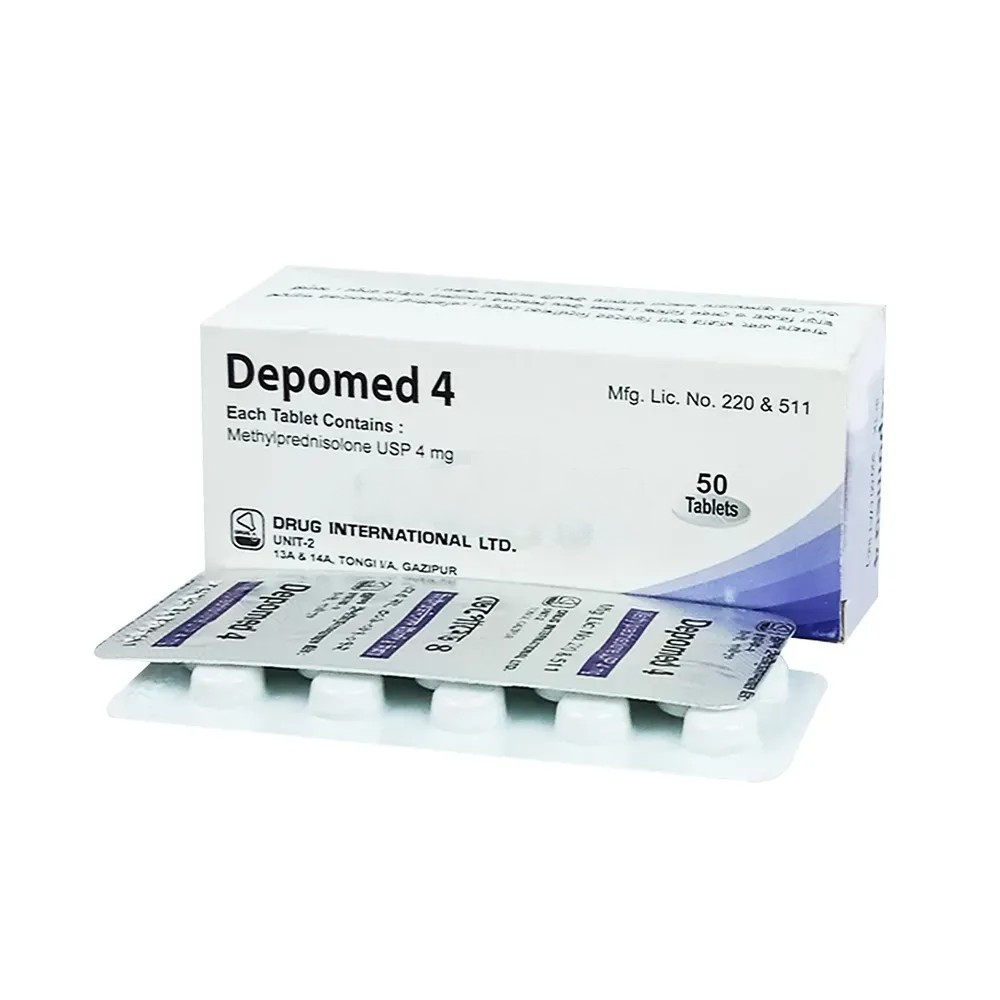 Pack Image: Depomed 4 mg Tablet (5 x 10)