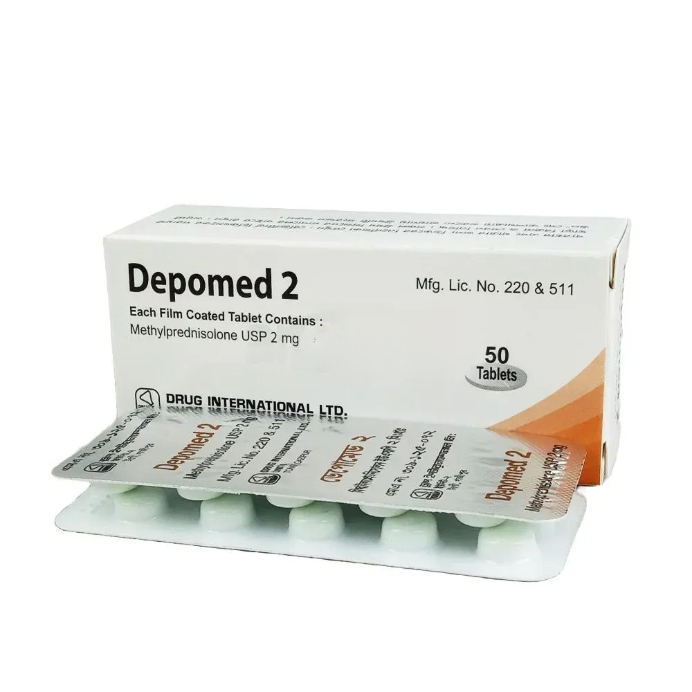 Pack Image: Depomed 2 mg Tablet (5 x 10)