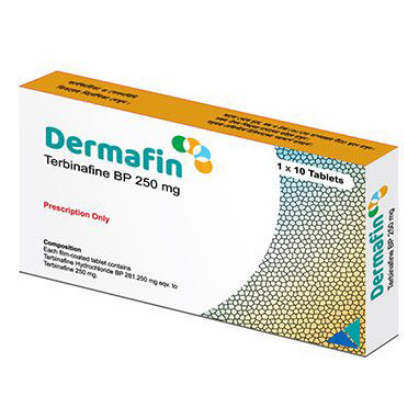 Pack Image: Dermafin 250 mg Tablet (3 x 10)