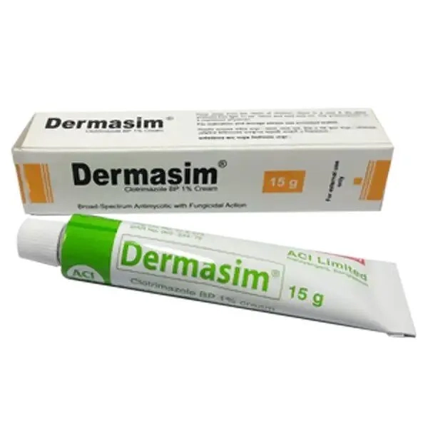 Pack Image: Dermasim 1% Cream (15 gm tube)