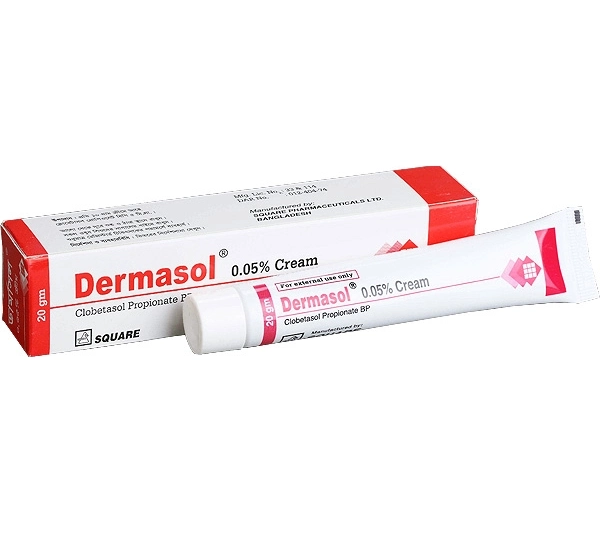 Pack Image: Dermasol 0.05% Cream (20 gm tube)