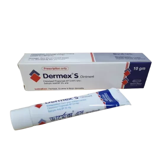 Pack Image: Dermex S 0.05% 3% Ointment (30 gm tube)