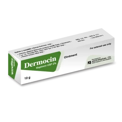 Pack Image: Dermocin 2% w Ointment (10 gm tube)