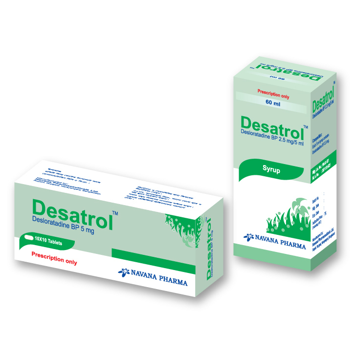 Pack Image: Desatrol 5 mg Tablet (10 x 10)