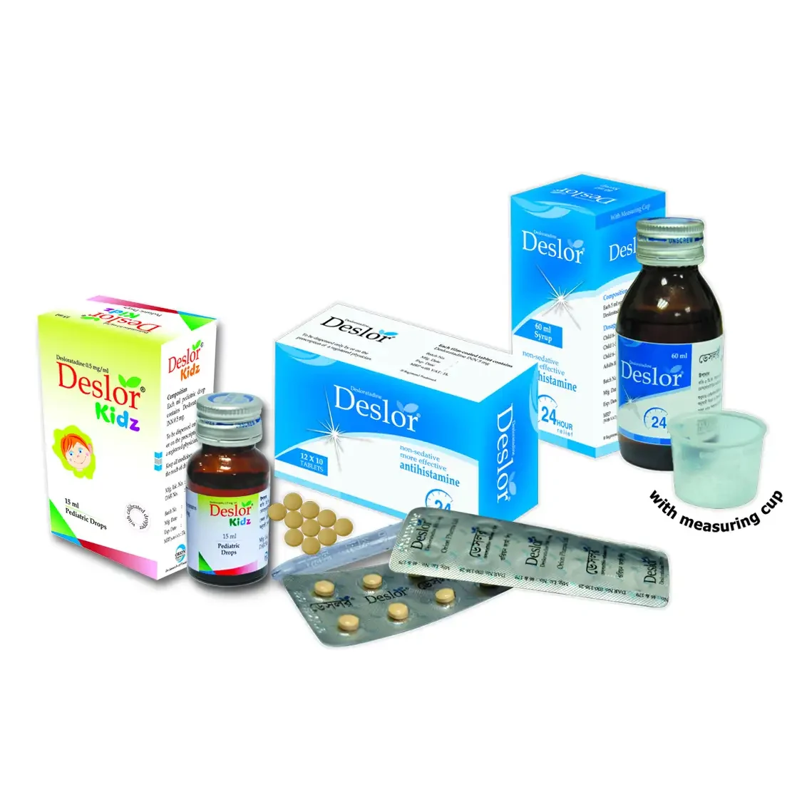 Pack Image: Deslor Kids 0.5 mg Pediatric Drop (15 ml bottle)