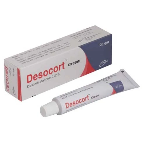 Pack Image: Desocort 0.25% Cream (20 gm tube)