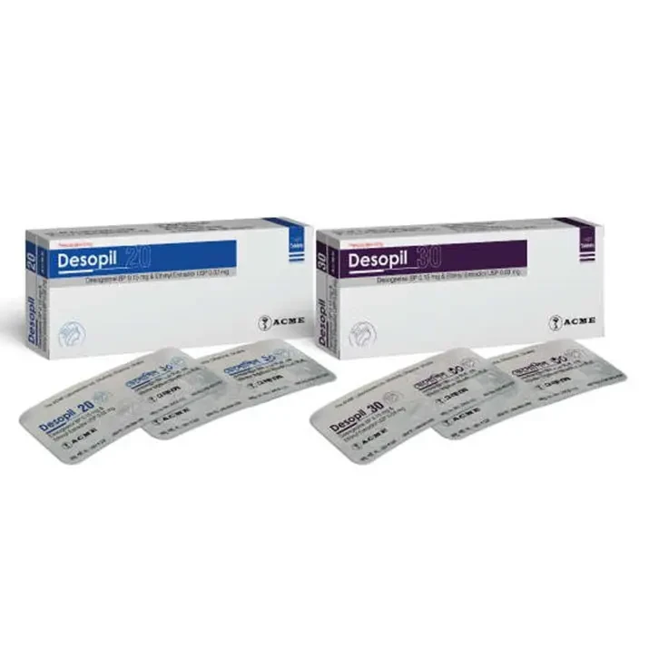 Pack Image: Desopil 30 0.03 mg Tablet (21 tablet pack)