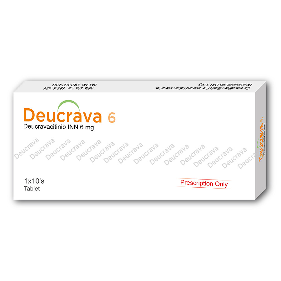 Pack Image: Deucrava 6 mg Tablet (1 x 10)