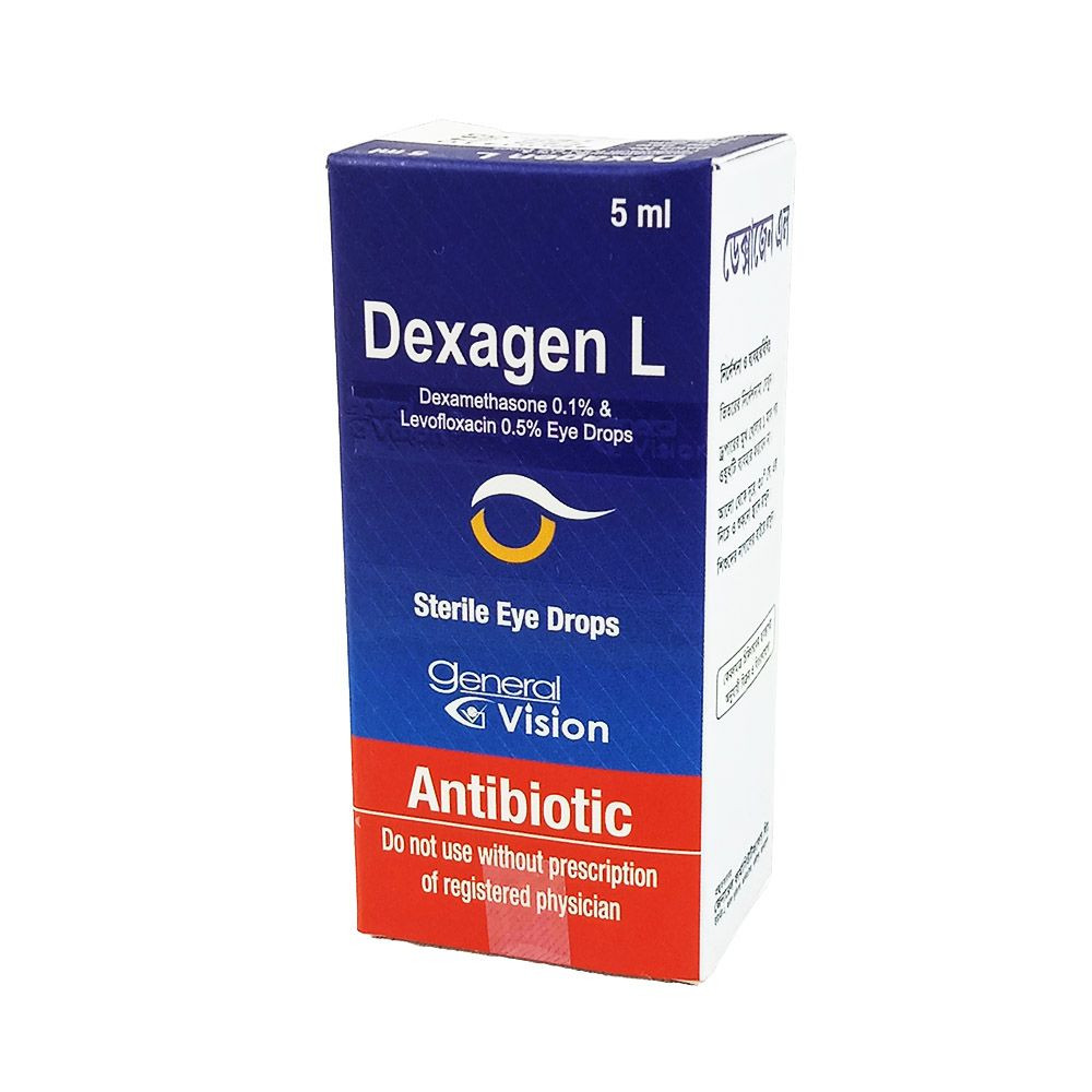 Pack Image: Dexagen L 0.1% 0.5% Eye Drop (5 ml drop)