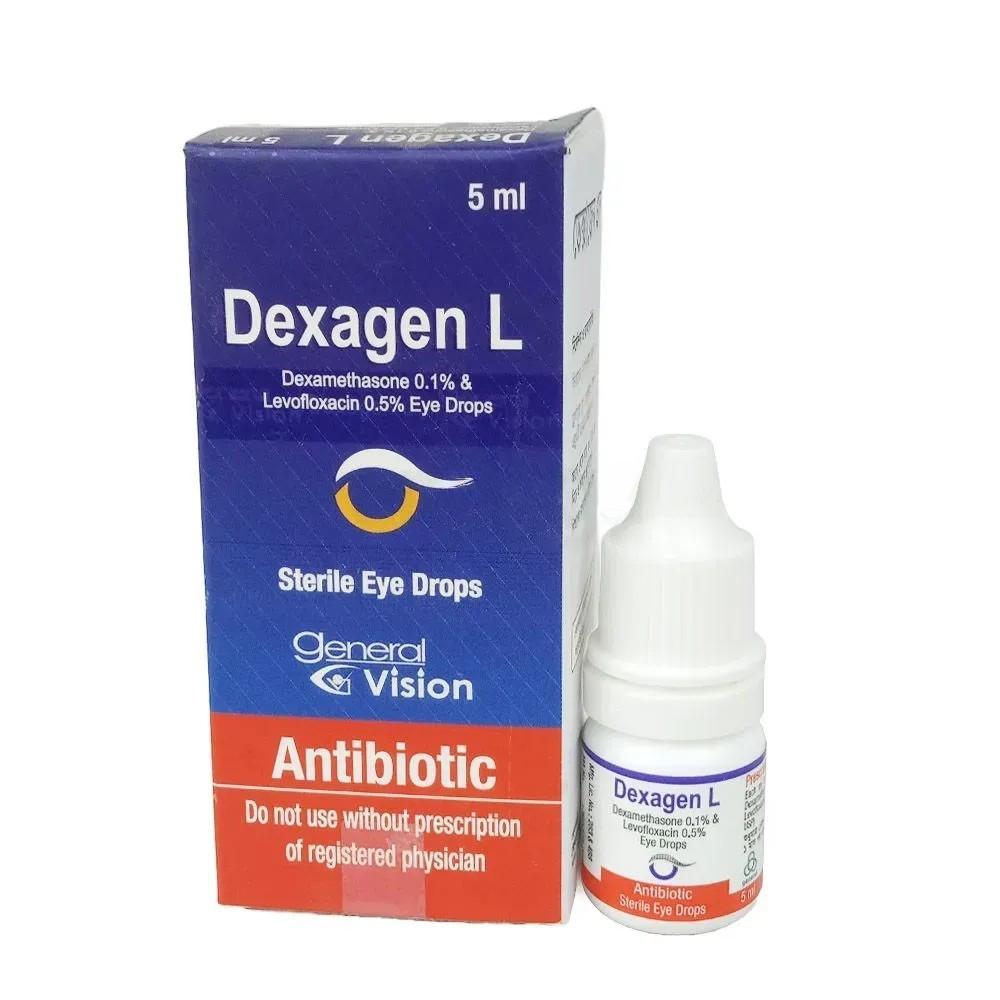 Pack Image: Dexagen L 0.1% 0.5% Eye Drop (5 ml drop)