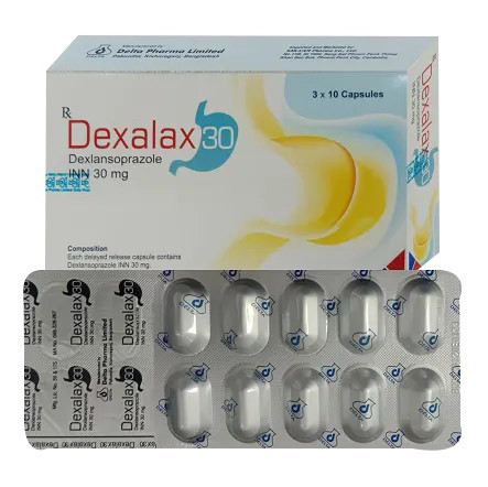 Pack Image: Dexalax 30 mg Capsule (6 x 10)