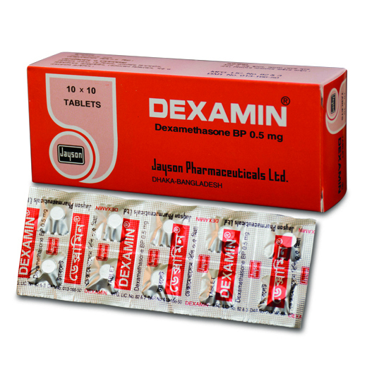 Pack Image: Dexamin 0.5 mg Tablet (10 x 10)