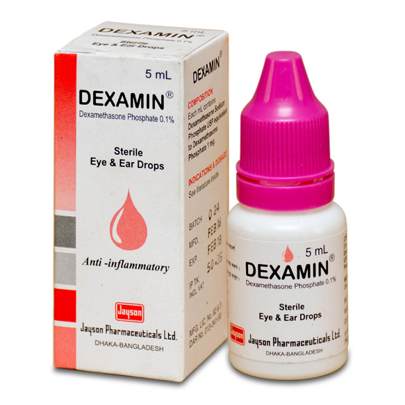 Pack Image: Dexamin 0.1% Eye Drop (5 ml drop)