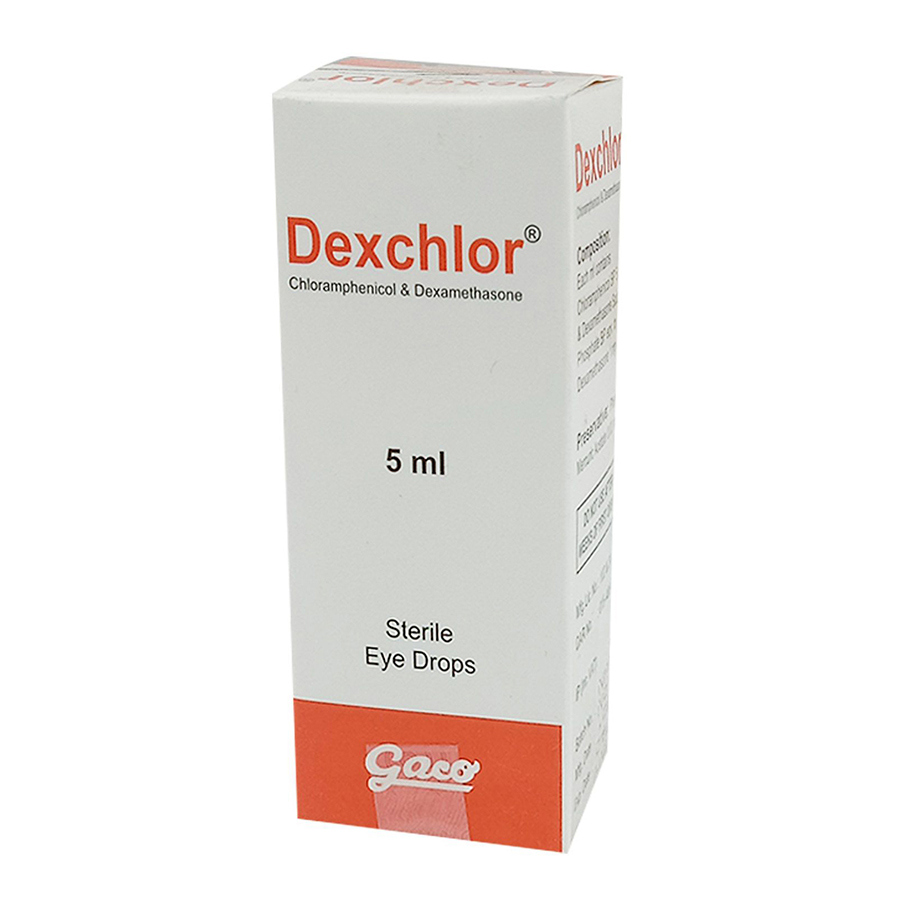 Pack Image: Dexchlor 0.1% 0.5% Eye Drop (5 ml drop)