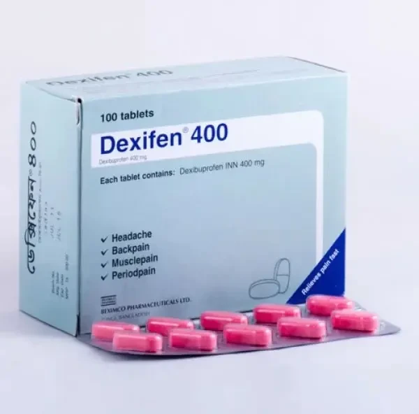 Pack Image: Dexifen 400 mg Tablet (10 x 10)