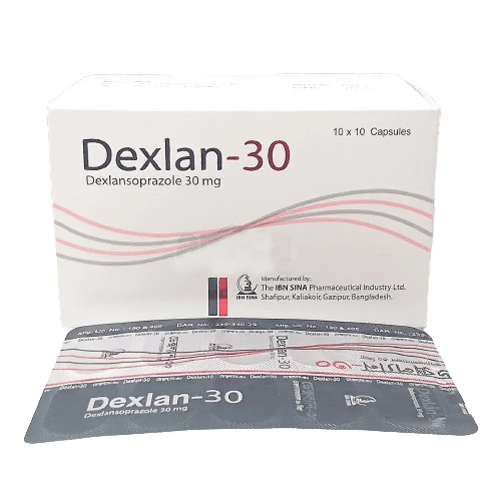 Pack Image: Dexlan 30 mg Capsule (10 x 10)