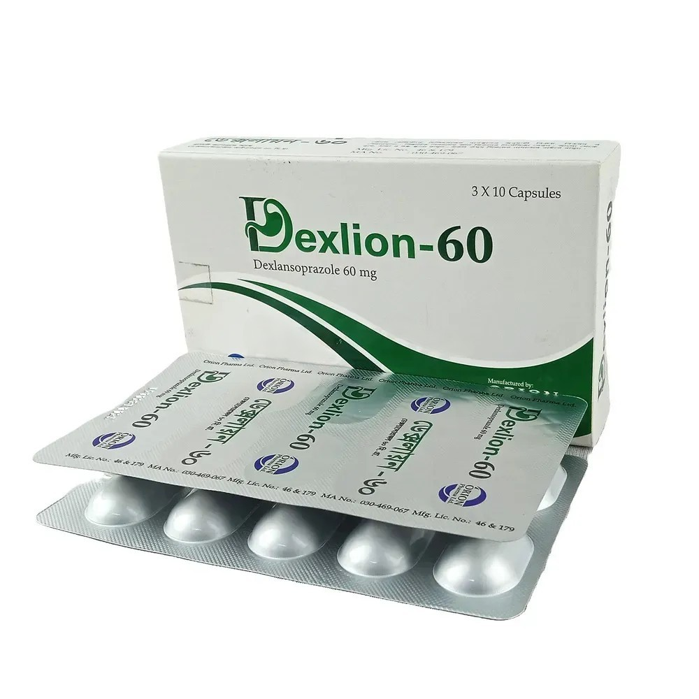Pack Image: Dexlion 60 mg Capsule (3 x 10)