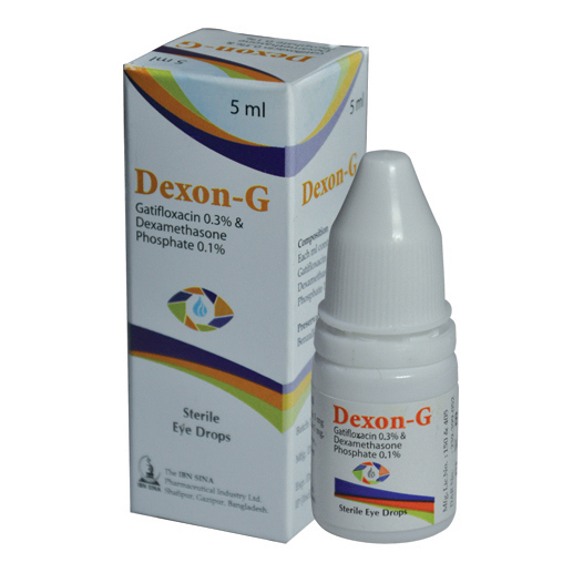 Pack Image: Dexon-G 0.3% 0.1% Eye Drop (5 ml drop)