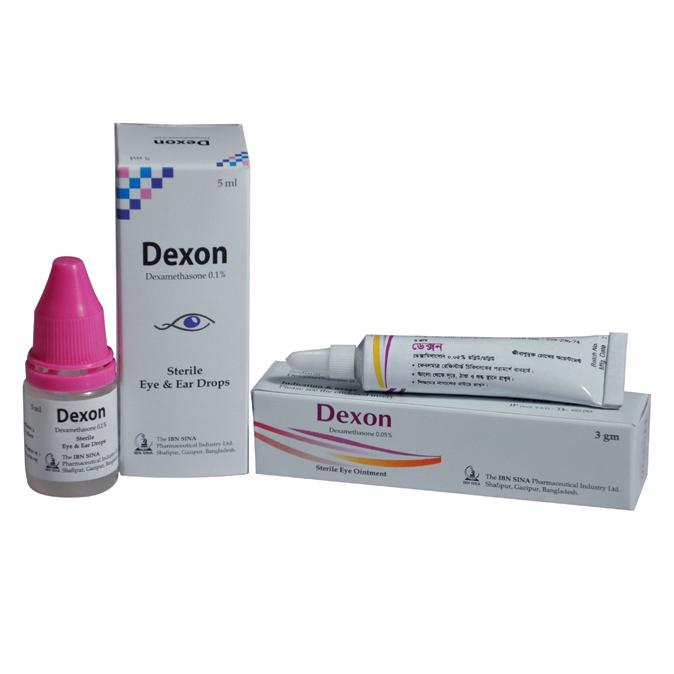 Pack Image: Dexon 0.05% Eye Ointment (3 gm tube)