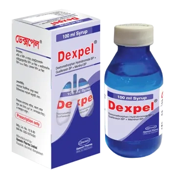 Pack Image: Dexpel (200 mg Syrup (100 ml bottle)